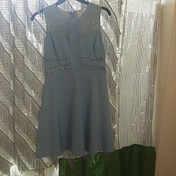 Aniina Blue Mini Dress. Size M. Used. Great Condition. Styles for Corp & Dinner. - Picture 2 of 5
